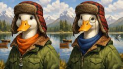 8-Second Visual Challenge Can You Spot 3 Differences in the Duck Wearing a Jacket Image