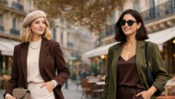 French Women Are Styling Chocolate Brown With These Chic Colour Pairings