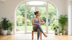 6-Minute Chair Yoga: Quick Routine That Builds Flexibility Strength and Balance Without Standing Up